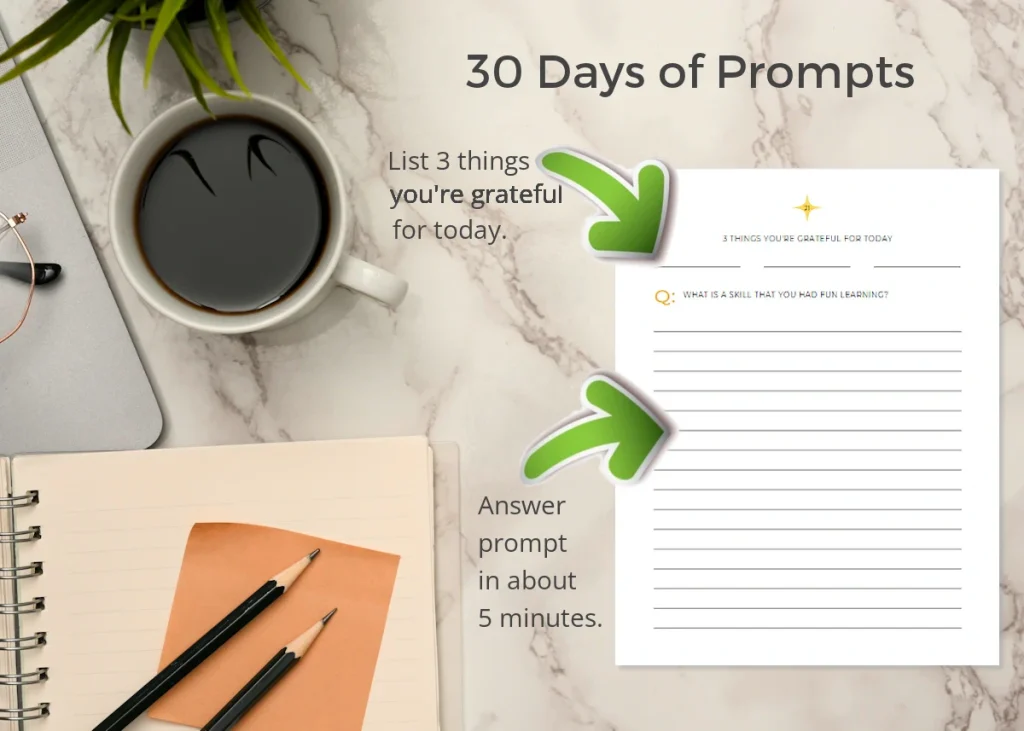 30 days of gratitude prompts