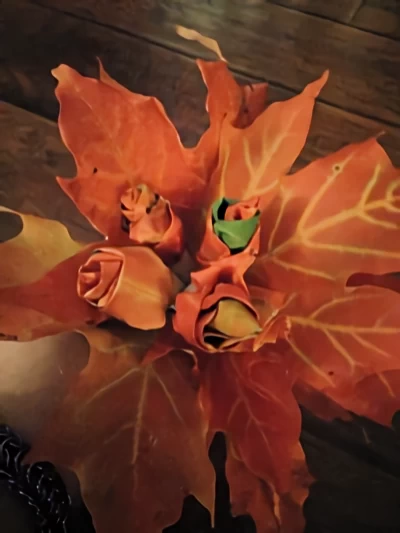 wrap full leaves for greenery