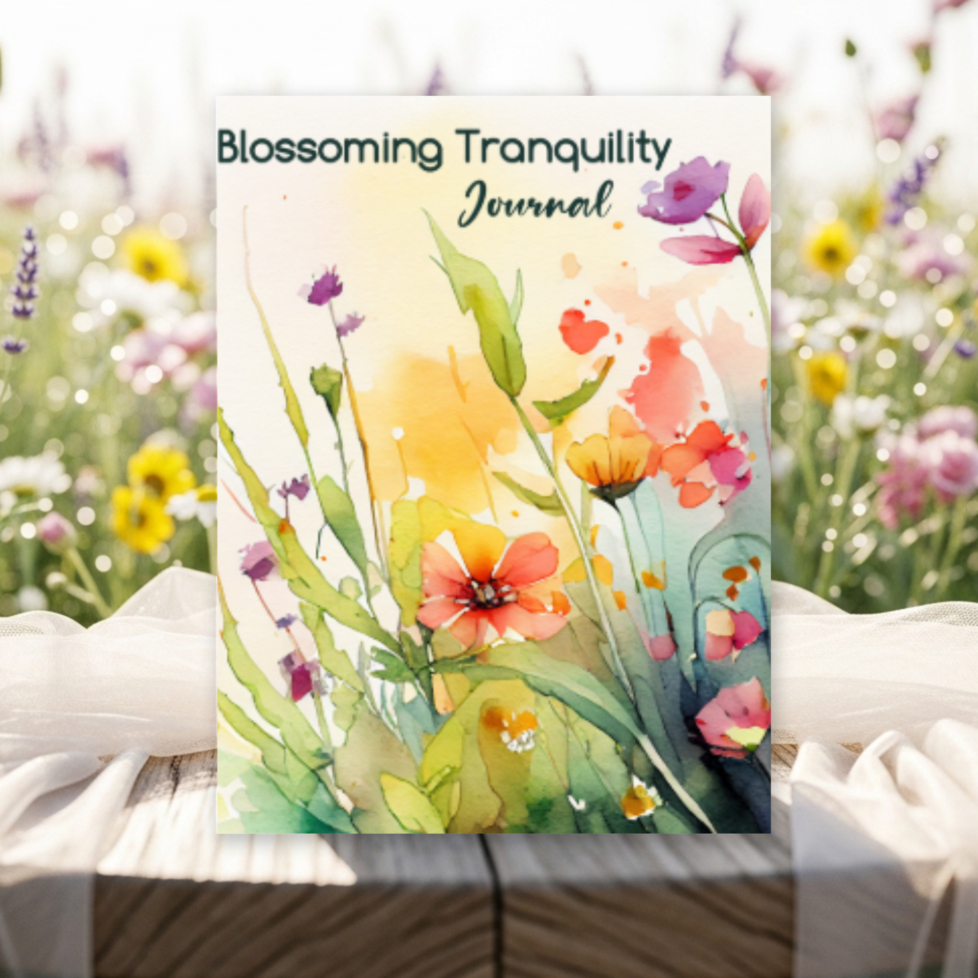 Blossoming Tranquility Spring Journal 101 prompts
