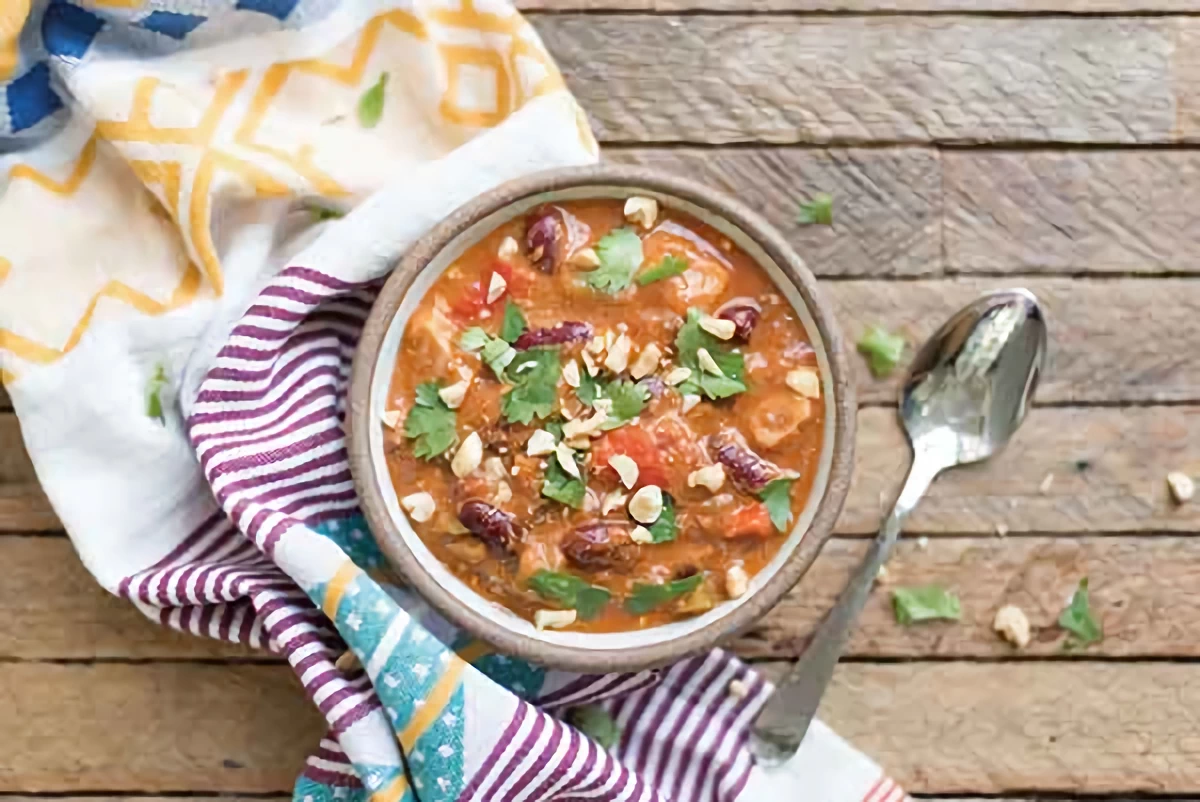 Vegan Peanut Butter Jackfruit Chili recipe