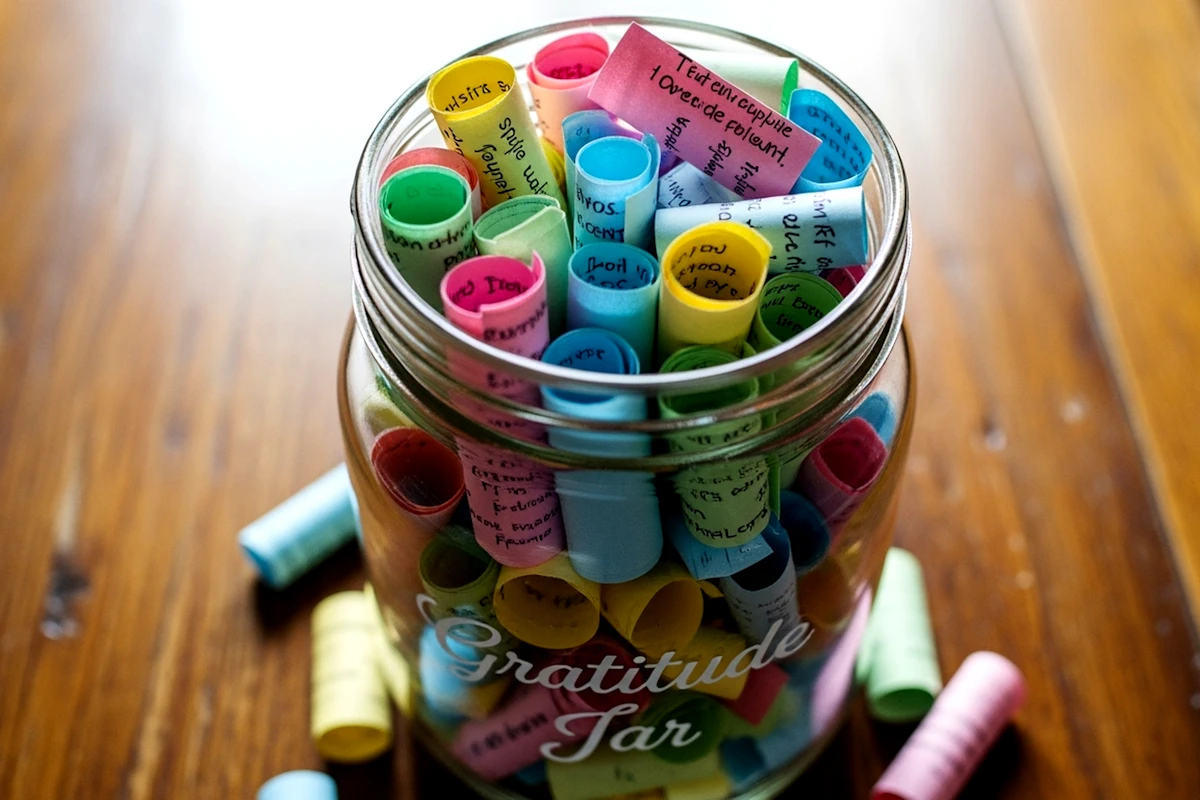 easy ways to focus on gratitude like a gratitude jar