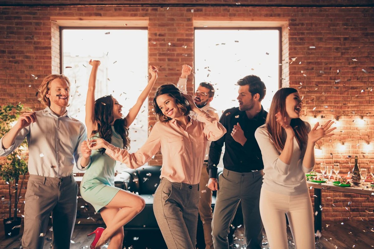 quick party with friends