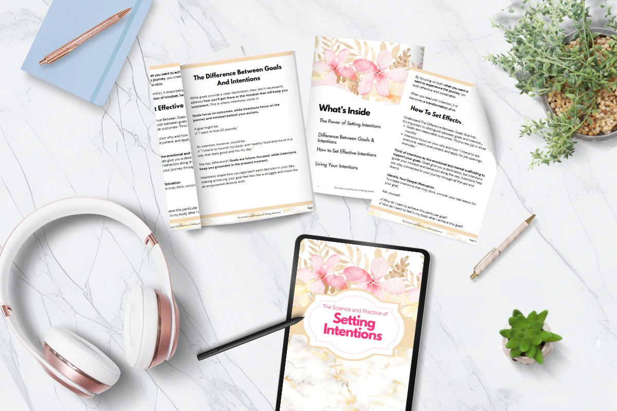 setting intentions ebook